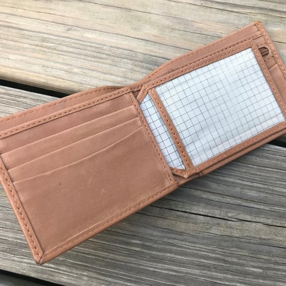 Brown Wallet Handmade Genuine Leather Card Holder - Picture 7 of 10